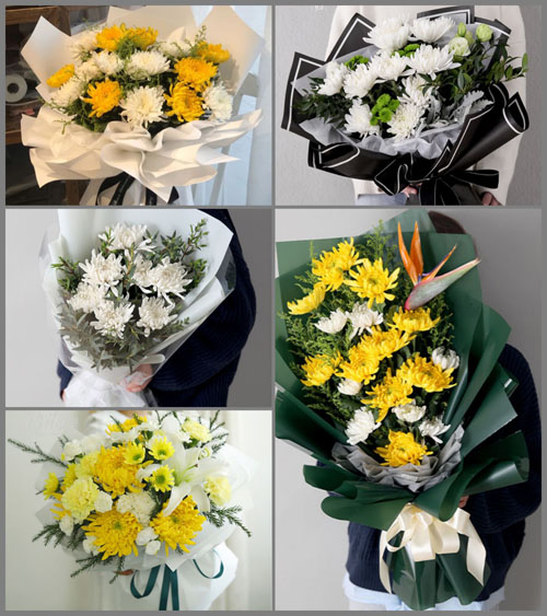 北京通州区宋庄镇小堡村白事花束代送